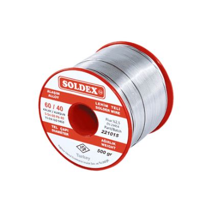 0.50mm 500 Gr Soldex Lehim Teli resmi
