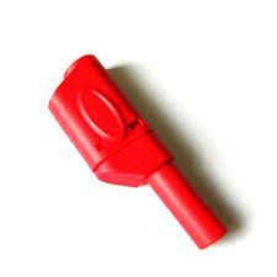 4mm Korumalı Kırmızı Banana Jak Dr - 25502 resmi