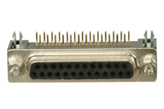 25 Pin Dişi D-sub Konnektör - 90c / 90 Derece resmi