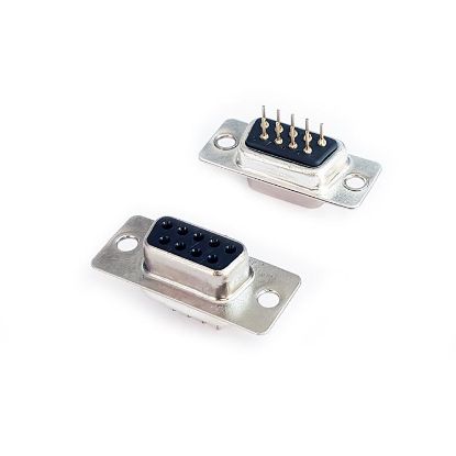 9 Pin İğne Ayak Dişi D-sub Konnektör resmi