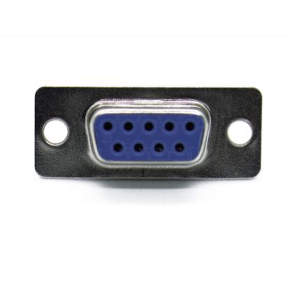 9 Pin Lehim Tip Dişi D-sub Konnektör resmi