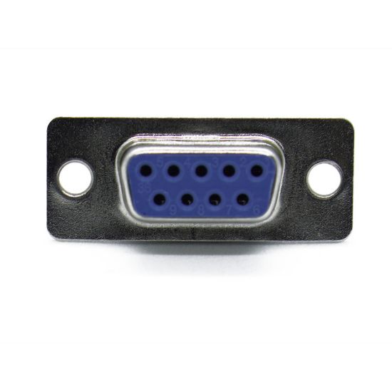 9 Pin Lehim Tip Dişi D-sub Konnektör resmi