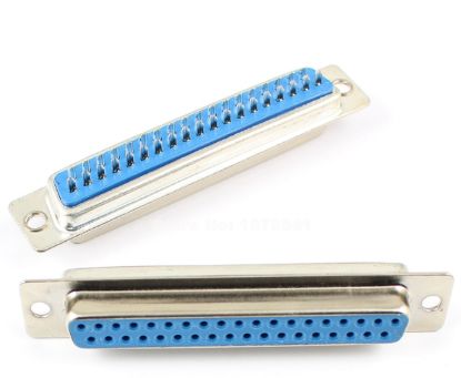 37 Pin Lehim Tip Dişi D-sub Konnektör resmi