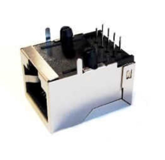 Rj45 8p8c Dişi Metal 90c resmi