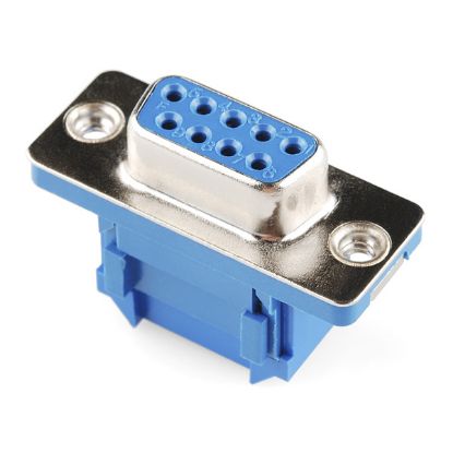 9 Pin Dişi Flat Kablo İçin Sıkıştırmalı D-sub Konnektör resmi