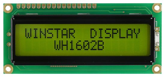 2x16 Lcd Ekran Yeşil - Wh1602b-yyh-etk resmi