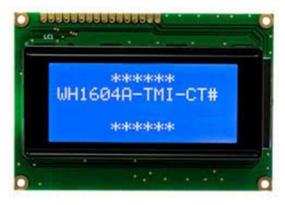 4x16 Grafik Lcd Ekran Mavi - Wh1604a-tmı-ct resmi
