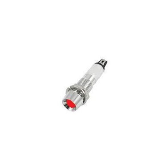 8mm 220v Kırmızı Sinyal Lambası (metal) resmi
