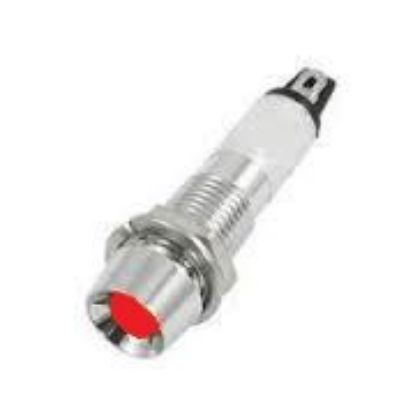 8mm 24v Kırmızı Sinyal Lambası (metal) resmi