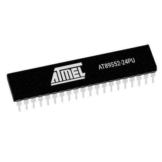 At89s52-24pu 8-bit 33mhz Mikrodenetleyici Dıp-40 resmi