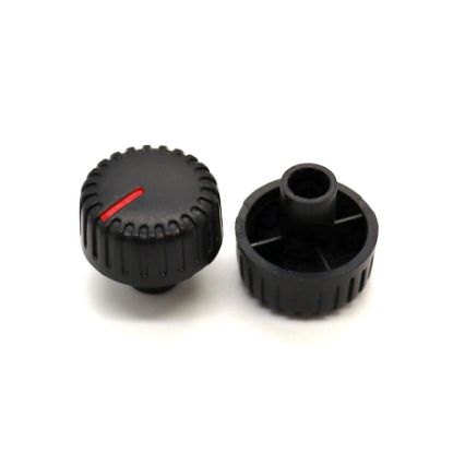 Uzun Saplı Plastik Pot Başlığı 21x19mm Kırmızı resmi