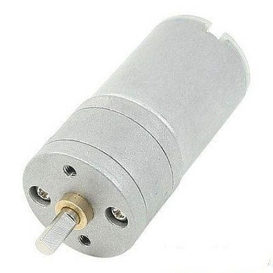 25mm 12v 100rpm Redüktörlü Dc Motor resmi