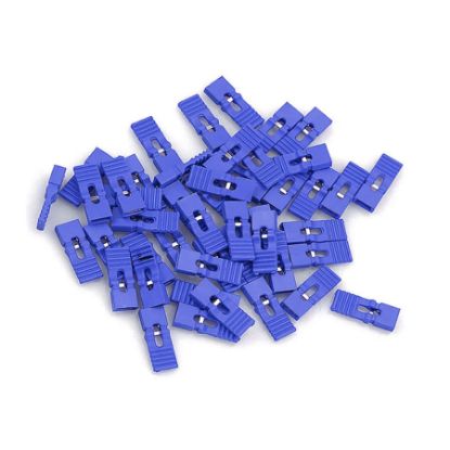 2.54mm Uzun Tip Dişi Mavi Jumper - 100 Adet resmi