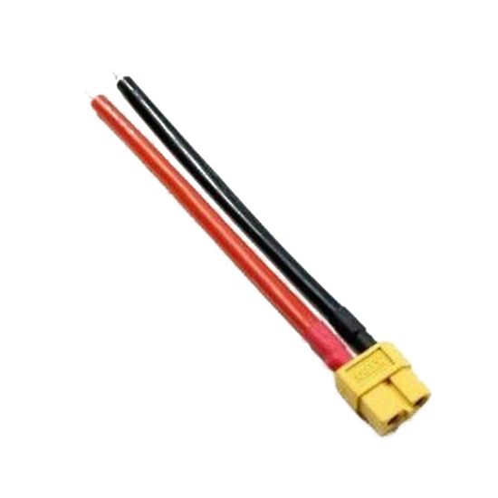Xt60 Dişi Lipo Pil Şarj Kablosu 15 Cm 12awg resmi