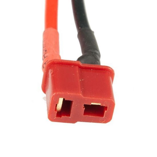 T-plug Dişi Lipo Pil Şarj Kablosu 15 Cm 12awg resmi