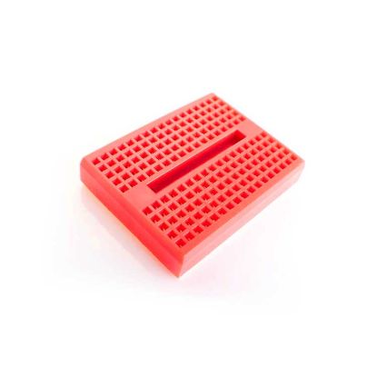 Mini Yapışkanlı Breadboard Kırmızı 170 Nokta resmi