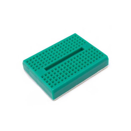 Mini Yapışkanlı Breadboard Yeşil 170 Nokta resmi