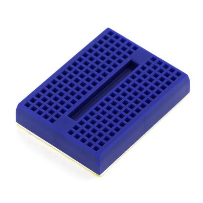 Mini Yapışkanlı Breadboard Mavi 170 Nokta resmi