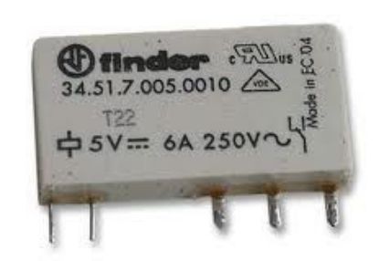 5v Finder Ciklet Röle (3451)-(5v 6a) - 34.51.7.005.0010 resmi