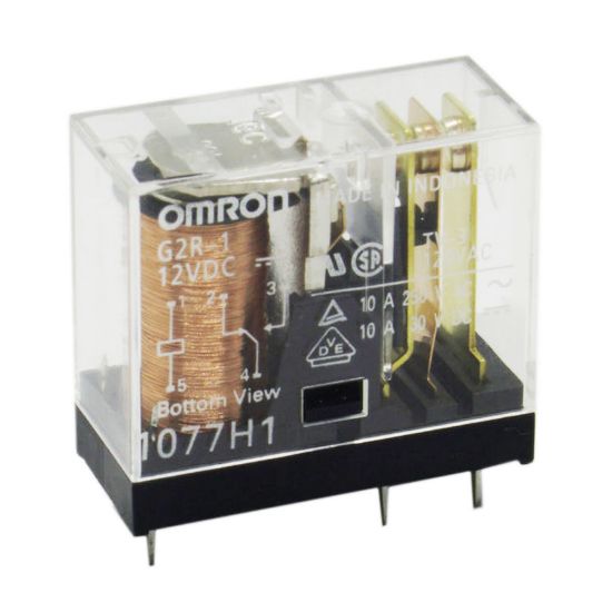 12v 10a Tek Kontak Omron Röle ( 5 Pin ) - G2r-1 resmi