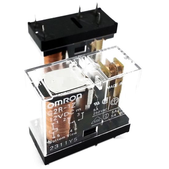 24v 10a Tek Kontak Omron Röle (5 Pin ) - G2r-1 resmi