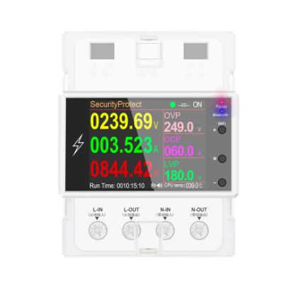 At4pw 220vac 100a Wifi Çok Fonksiyonlu Dijital Pano Tipi Ölçü Aleti resmi