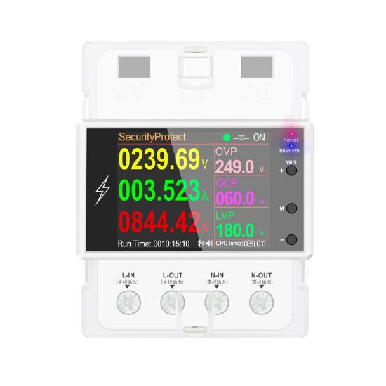 At4pw 220vac 100a Wifi Çok Fonksiyonlu Dijital Pano Tipi Ölçü Aleti resmi