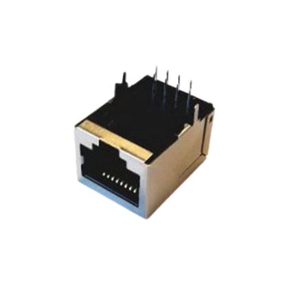 Modüler Rj45 Tht Ethernet Jack - Siyah resmi
