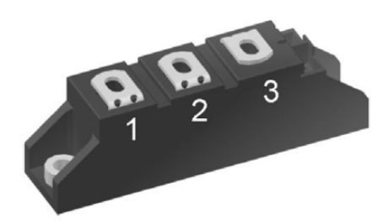 Mcc95-12ıo1b 1200v 2x116a Tristör Modülü resmi