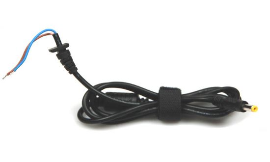 Hp Sarı Uç (4.8mm X 1.7mm) Notebook Laptop Adaptör Dc Kablosu - Siyah resmi