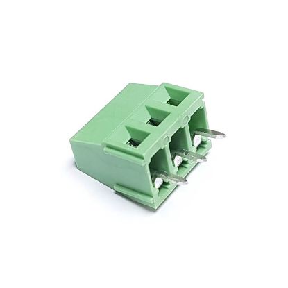 3 Pin 2 No 5.08mm Yeşil Klemens resmi