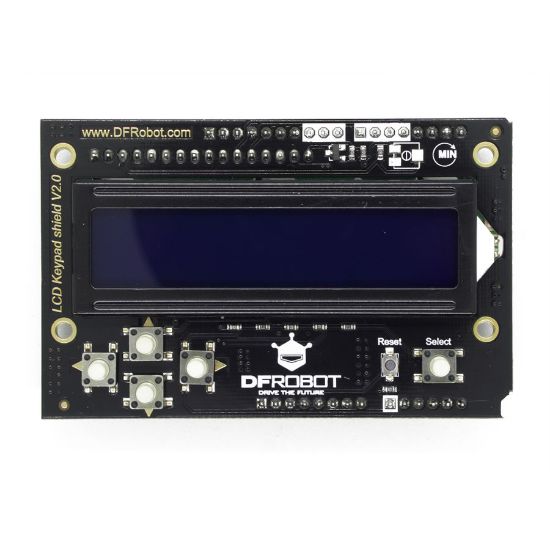 Arduino Lcd Keypad Shield - Arduino Tuşlu 2x16 Lcd Ekran Modülü resmi