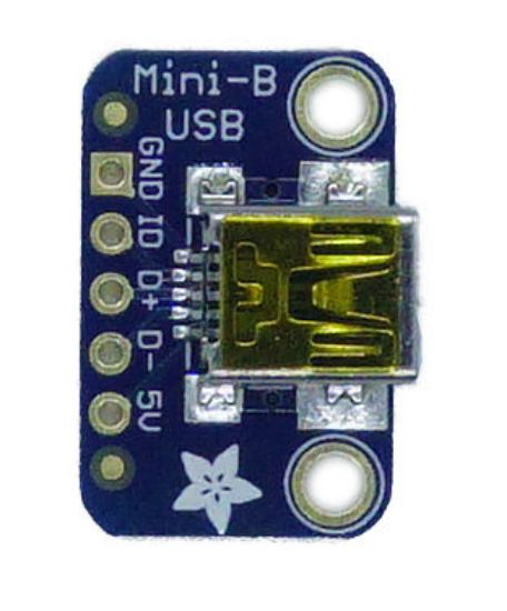Usb Mini-b Breakout Kartı - Çevirici resmi
