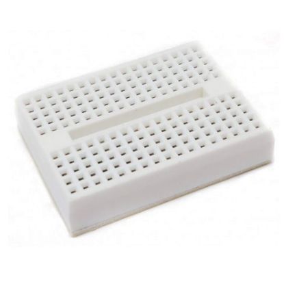 Mini Yapışkanlı Breadboard Beyaz 170 Nokta resmi