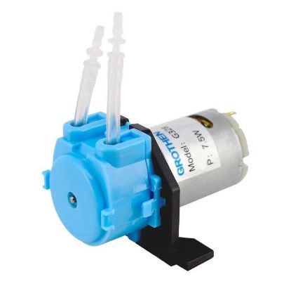 12v Dc Peristaltik Dozaj Su Pompası - Mavi resmi