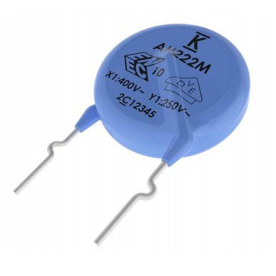 1nf 400vac 20% Seramik Kondansatör 10mm resmi