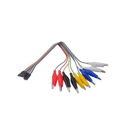 10'lu 30cm Çift Uçlu Krokodil - Jumper Kablo Dişi resmi