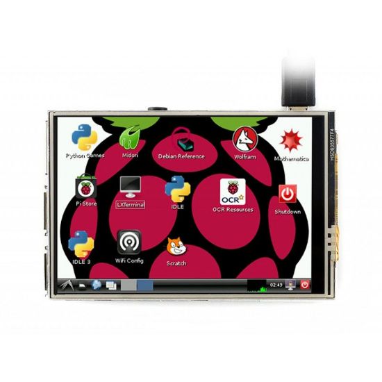 3.5 Inch Tft Lcd Dokunmatik Ekran - 480x320 - Raspberry Pi resmi