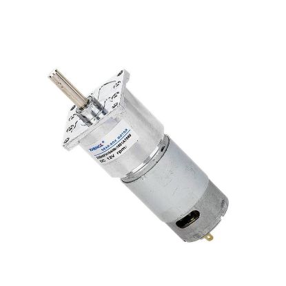 12v 50 Rpm 42mm Redüktörlü Dc Motor resmi
