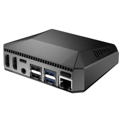 Argon 1 Güvenli Güç Düğmeli Alüminyum Kasa Raspberry Pi 4 resmi