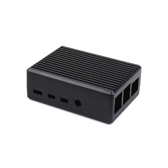 Raspberry Pi 4 Alüminyum Şerit Yivli Kasa resmi