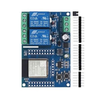 Esp32 Wıfı Bluetooth 2 Kanal Röle Kartı resmi