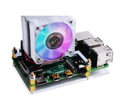 Buz-kulesi Cpu Soğutma Fanı V2.0 Raspberry Pi 4b/3b+/3b resmi