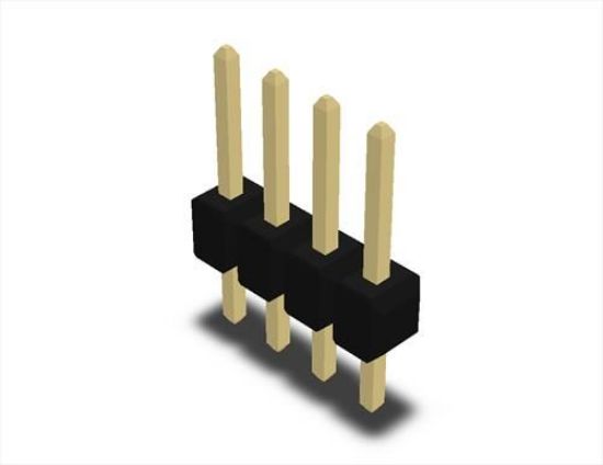 1x4 Erkek Pin Header - 2.54mm resmi