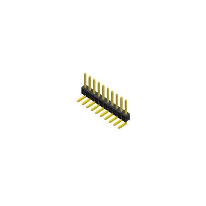 8 Pin (1x8) 2.54mm Eğik Erkek Pin Header resmi