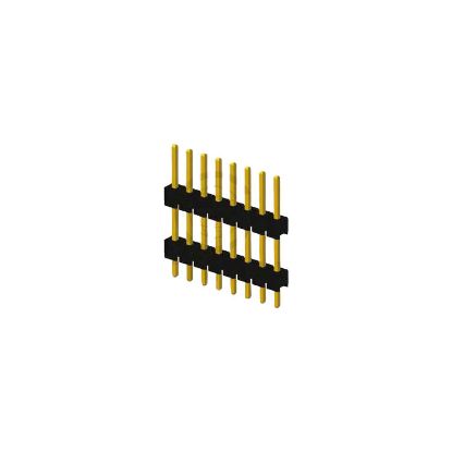 8 Pin (1x8) 2.54mm 2 Katlı Erkek Pin Header resmi