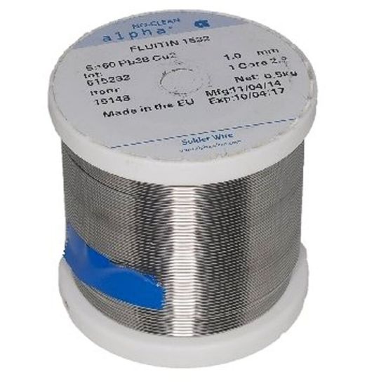 Fluitin 1532/111 63/37 1.0mm Kurşunlu Lehim Teli 500g resmi