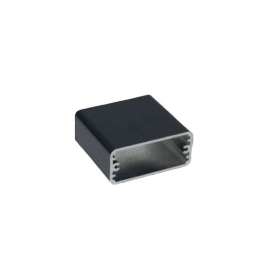 Al-052-5 Alüminyum Profil Kutu Siyah 54 X 24 X 50mm - Kapak Ve Conta Dahildir resmi