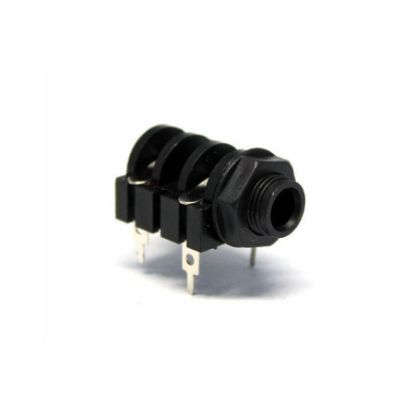 6.3mm 4 Pin Mono Jak Konnektör resmi