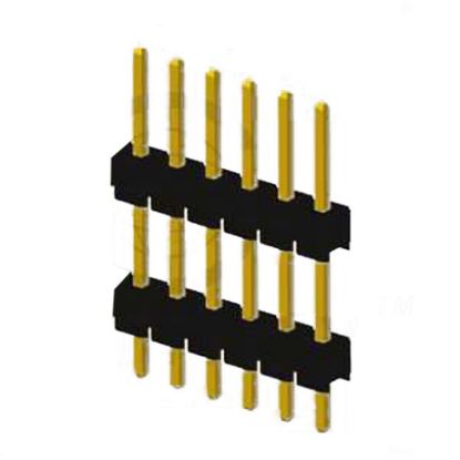 6 Pin (1x6) 2.54mm Erkek Pin Header Tht resmi